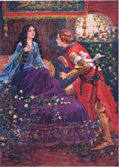 The Prince Awakens the Sleeping Beauty, Illustration for 